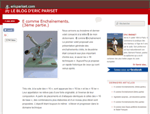Tablet Screenshot of ericpariset.com
